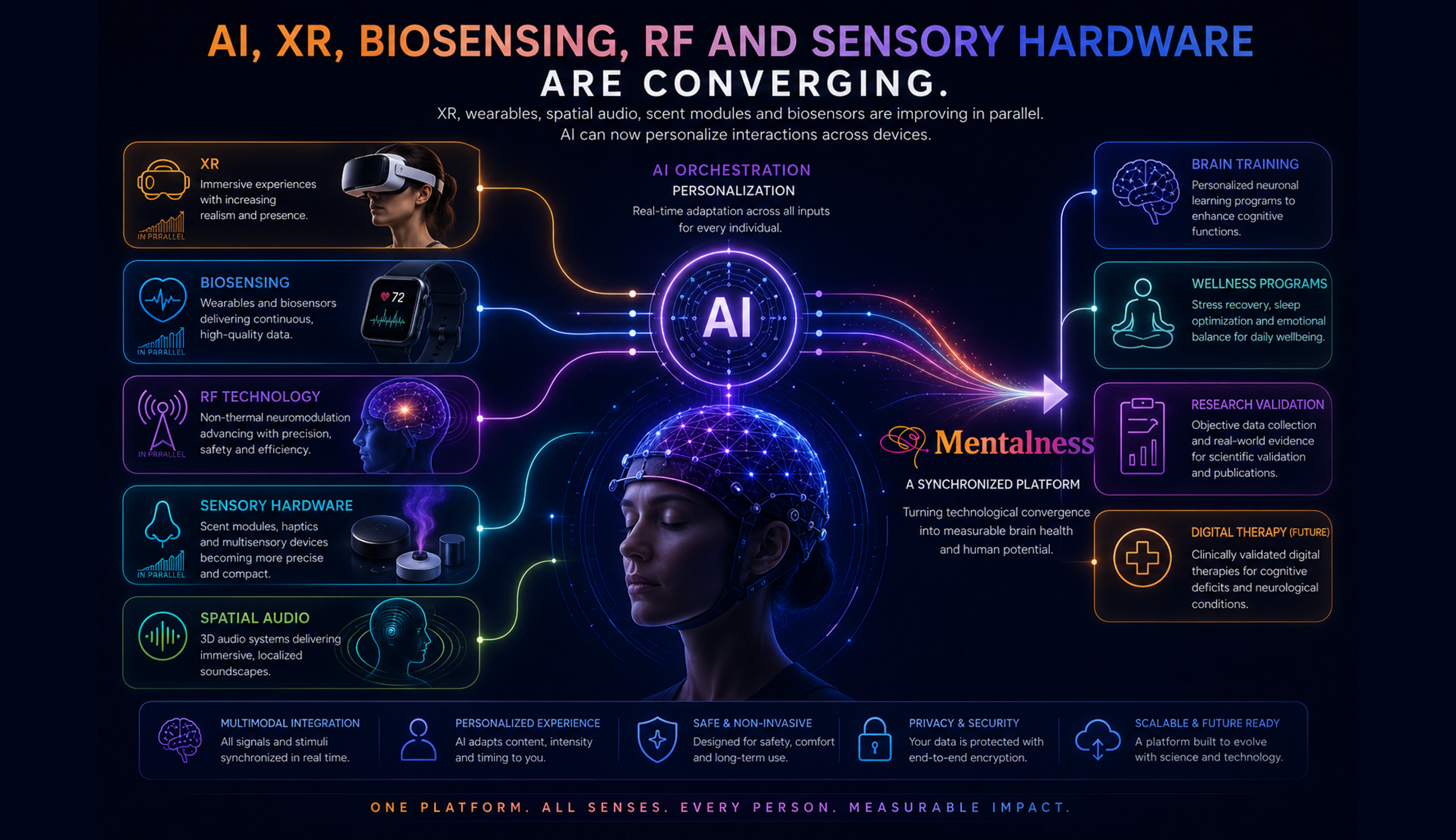 AI XR biosensing RF and sensory hardware convergence investment thesis